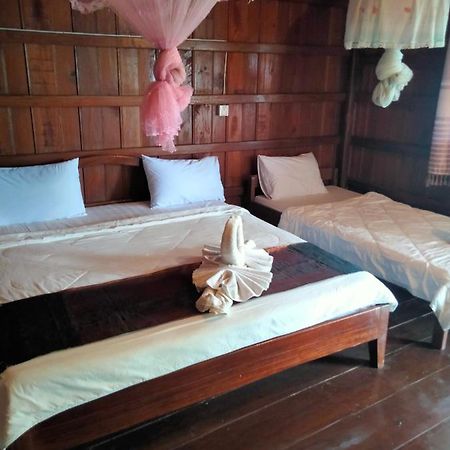 Riverside Bungalow Don Det Bagian luar foto