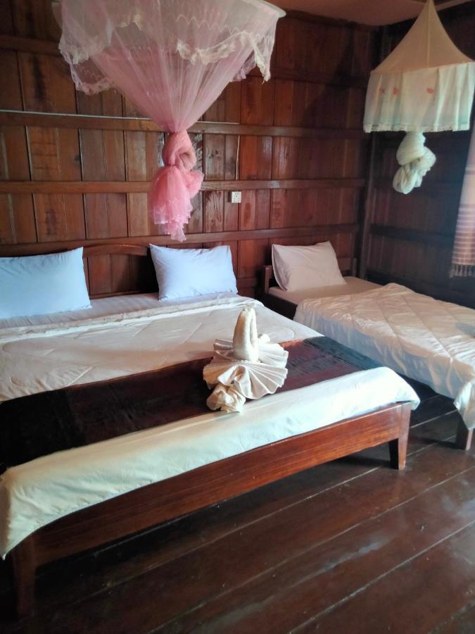 Riverside Bungalow Don Det Bagian luar foto